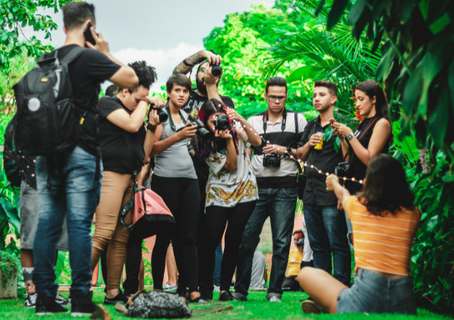 Graduate story album spread